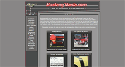 Desktop Screenshot of mustang-mania.com