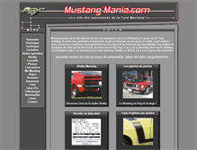 Tablet Screenshot of mustang-mania.com